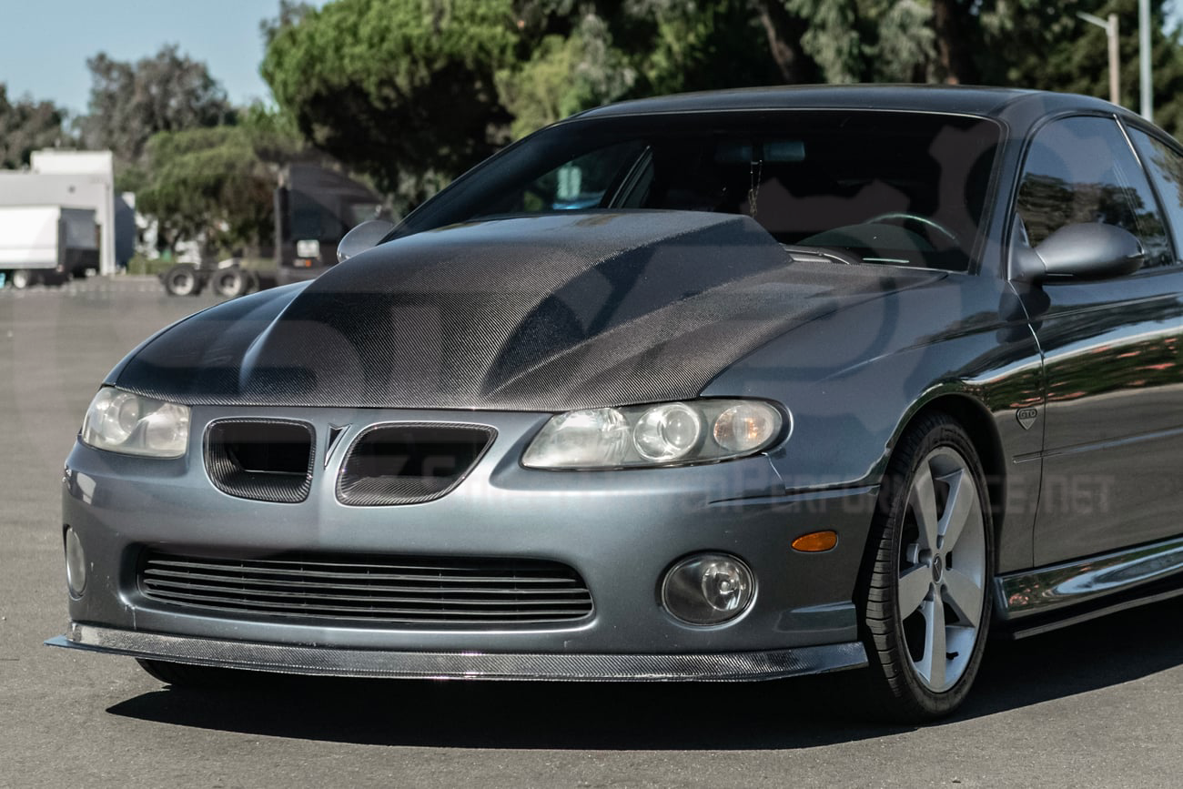 2004-2006 PONTIAC GTO | SDP PERFORMANCE STYLE CARBON FIBER FRONT COWL HOOD